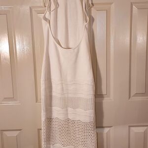 Milly White Backless Dress Crotched New Gorgeous Creamy White So Chic